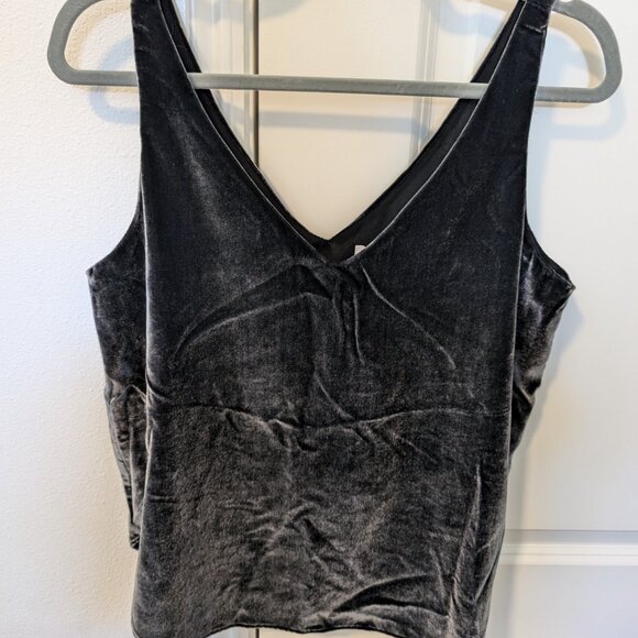 Black Velvet LOFT Tank Top (Size S) - Picture 3 of 4
